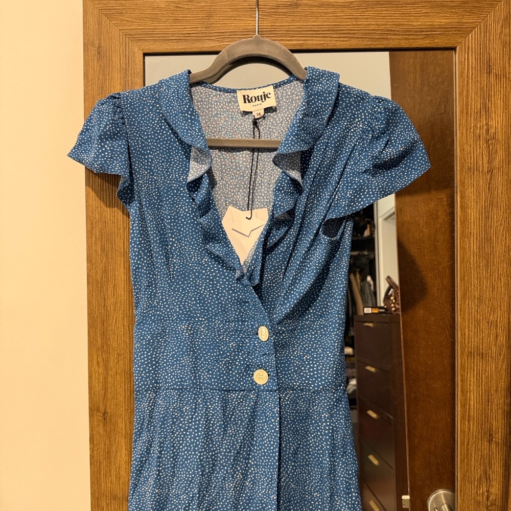 Rouje Paris wrap dress nwt size 34 us 2 - Picture 6 of 11